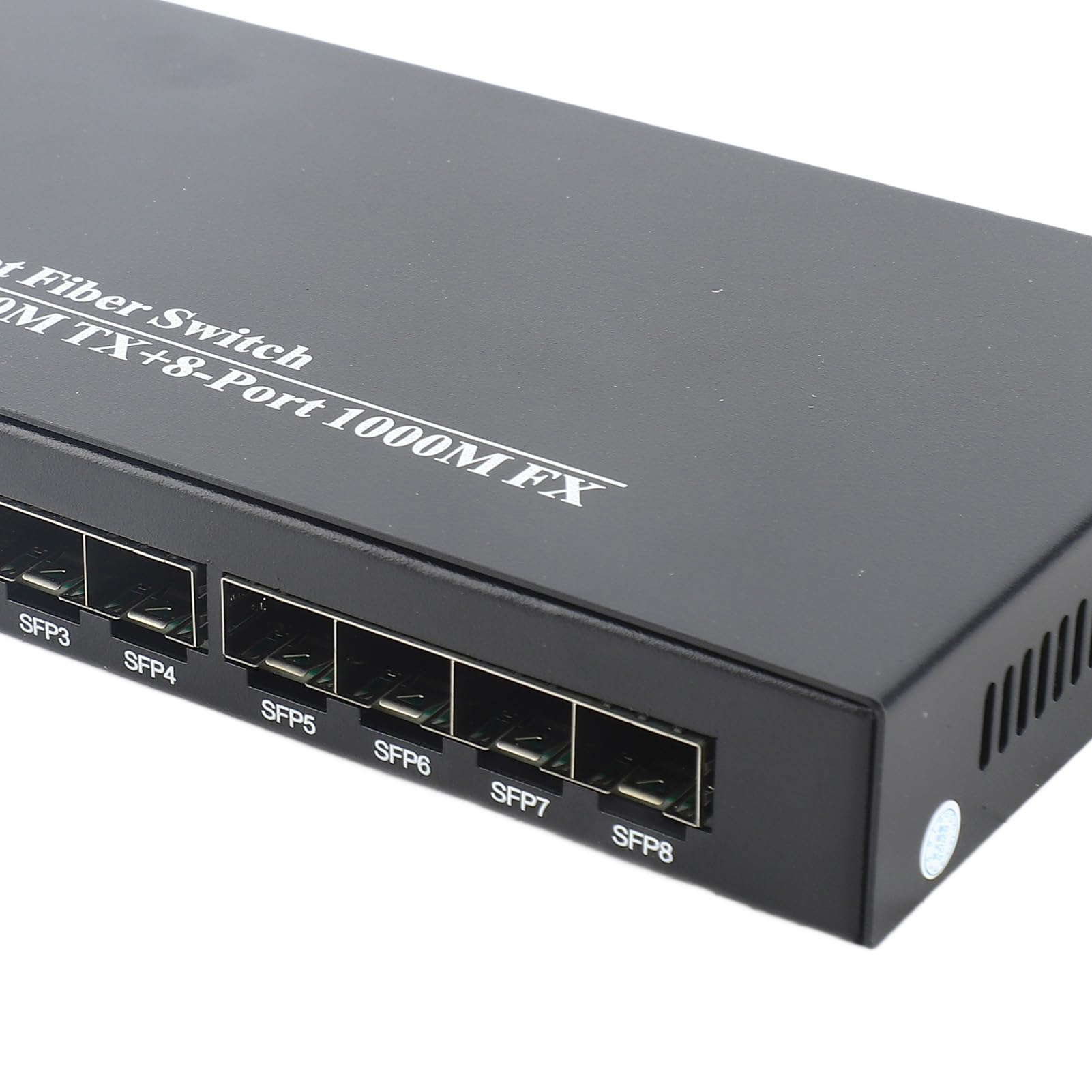 Fafeicy Commutateur Fibre Ethernet Gigabit, Matériau en Fer, émetteur-récepteur 1,25G, jusqu'à 10 Km, Idéal pour Les Réseaux et Les Télécommunications