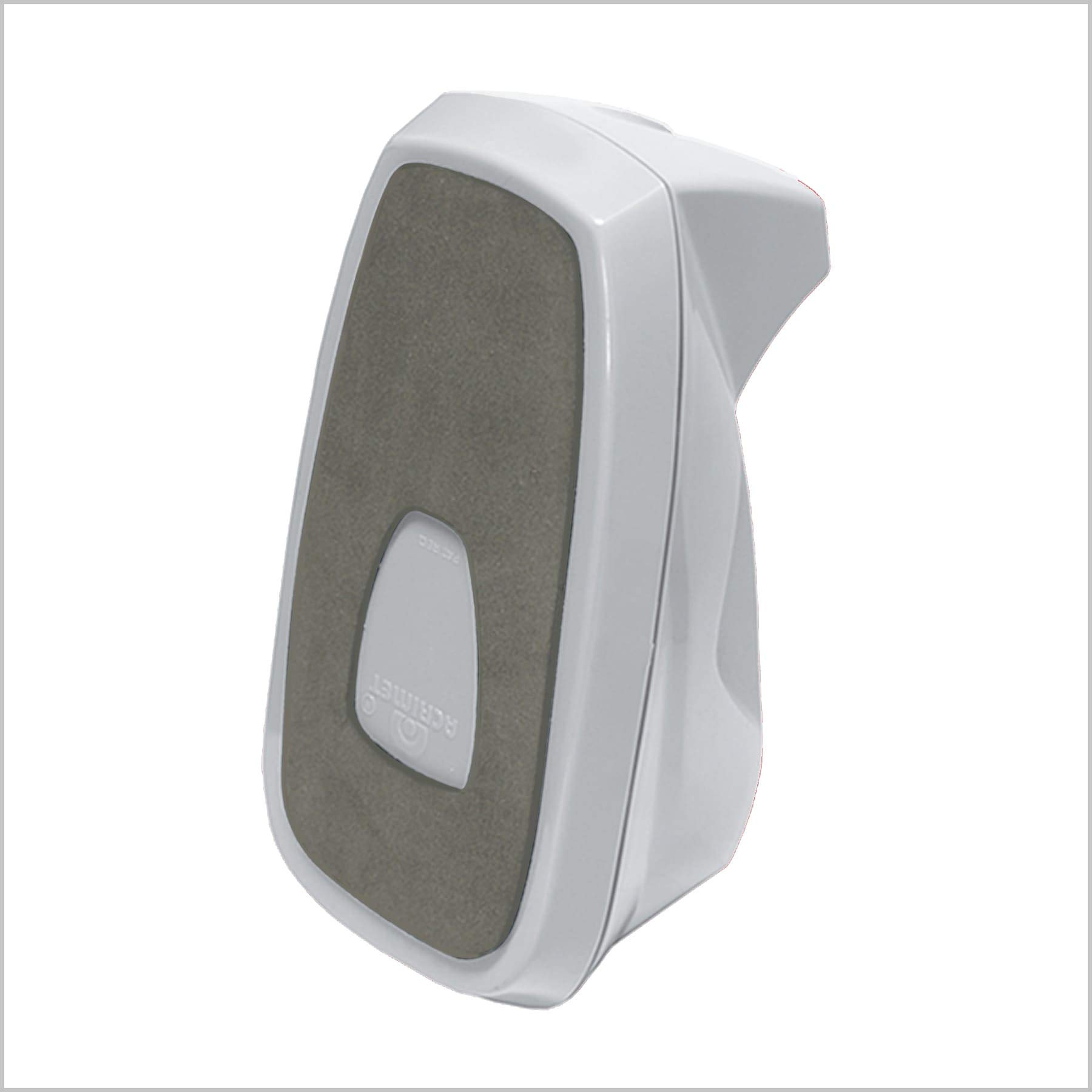 Acrimet Premium Dispensador de Cinta de Escritorio, Portarrollos de Sobremesa, Plástico, Base Antideslizante (Servicio Pesado) (Color Blanco)