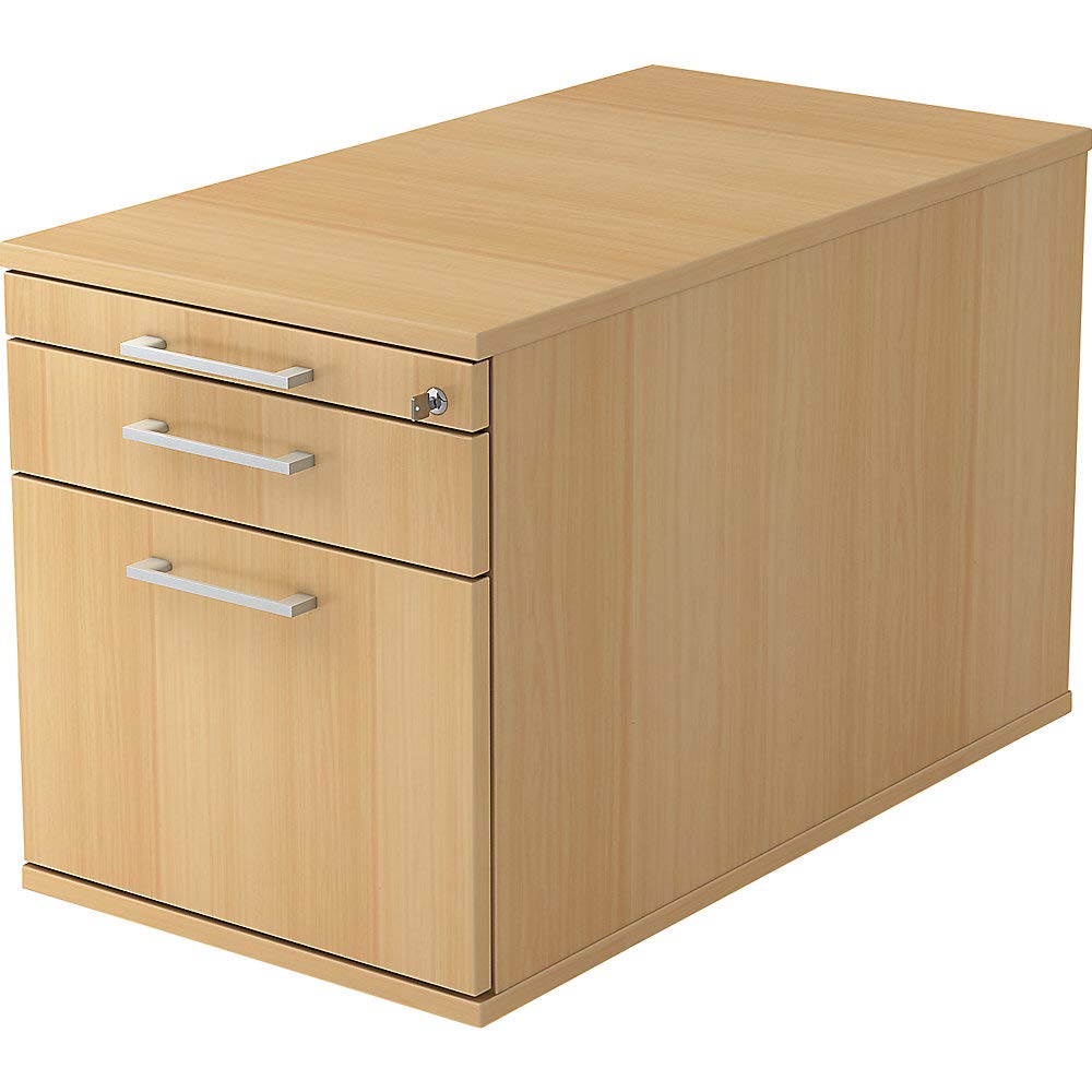 EUROKRAFTpro Mobile pedestal, 1 utensil drawer, 1 drawer, 1 file