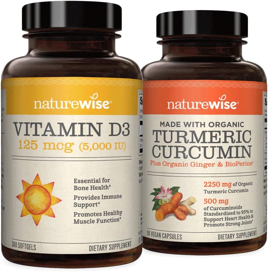 NatureWise Vitamin D3 5000iu (125 mcg) 1 Year Supply for
