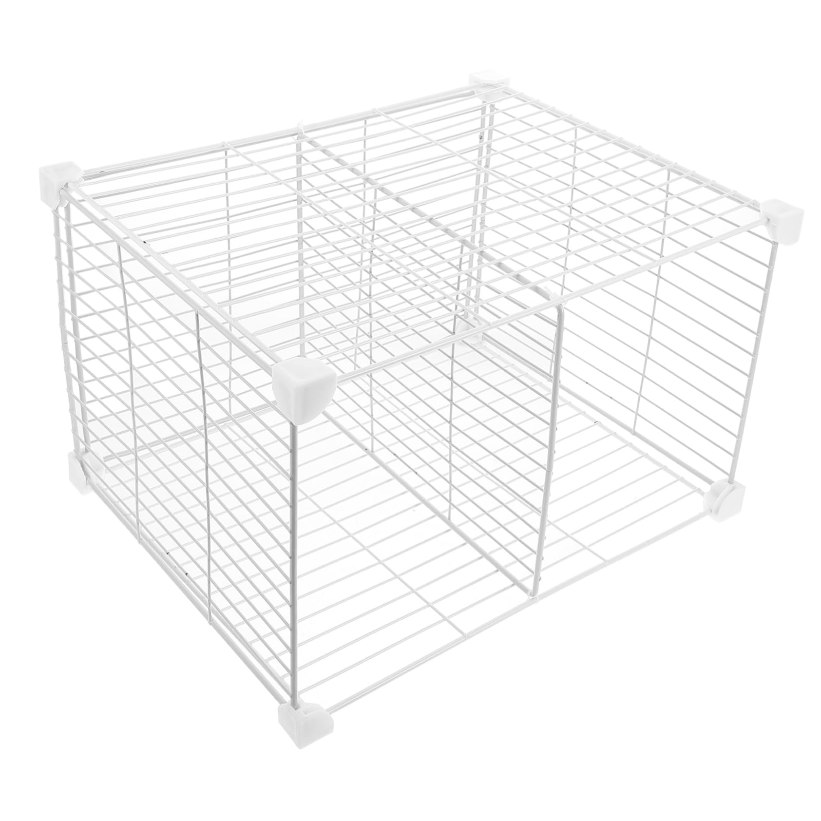 Organizador de Almacenamiento Diseño Multifuncional para Congelador de Hierro Blanco Separadores Ajustables y Cesta Inferior y Fácil Instalación para Cocina y Refrigeradores