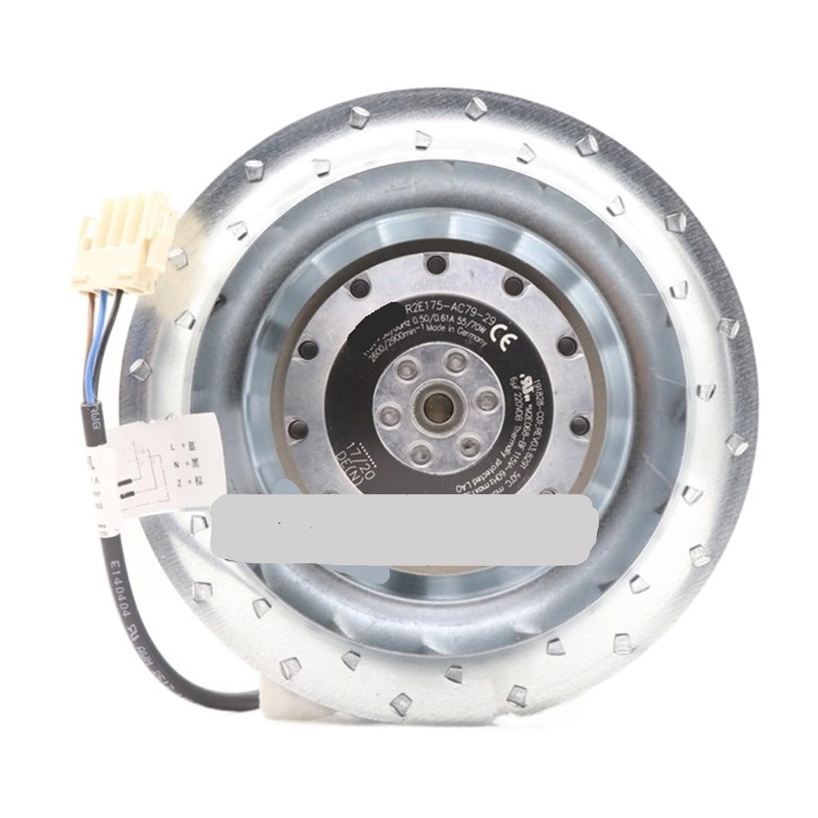 YMUGUEGH R2E175-AC79-29 48V Waterproof Cooling Fan 76/62W