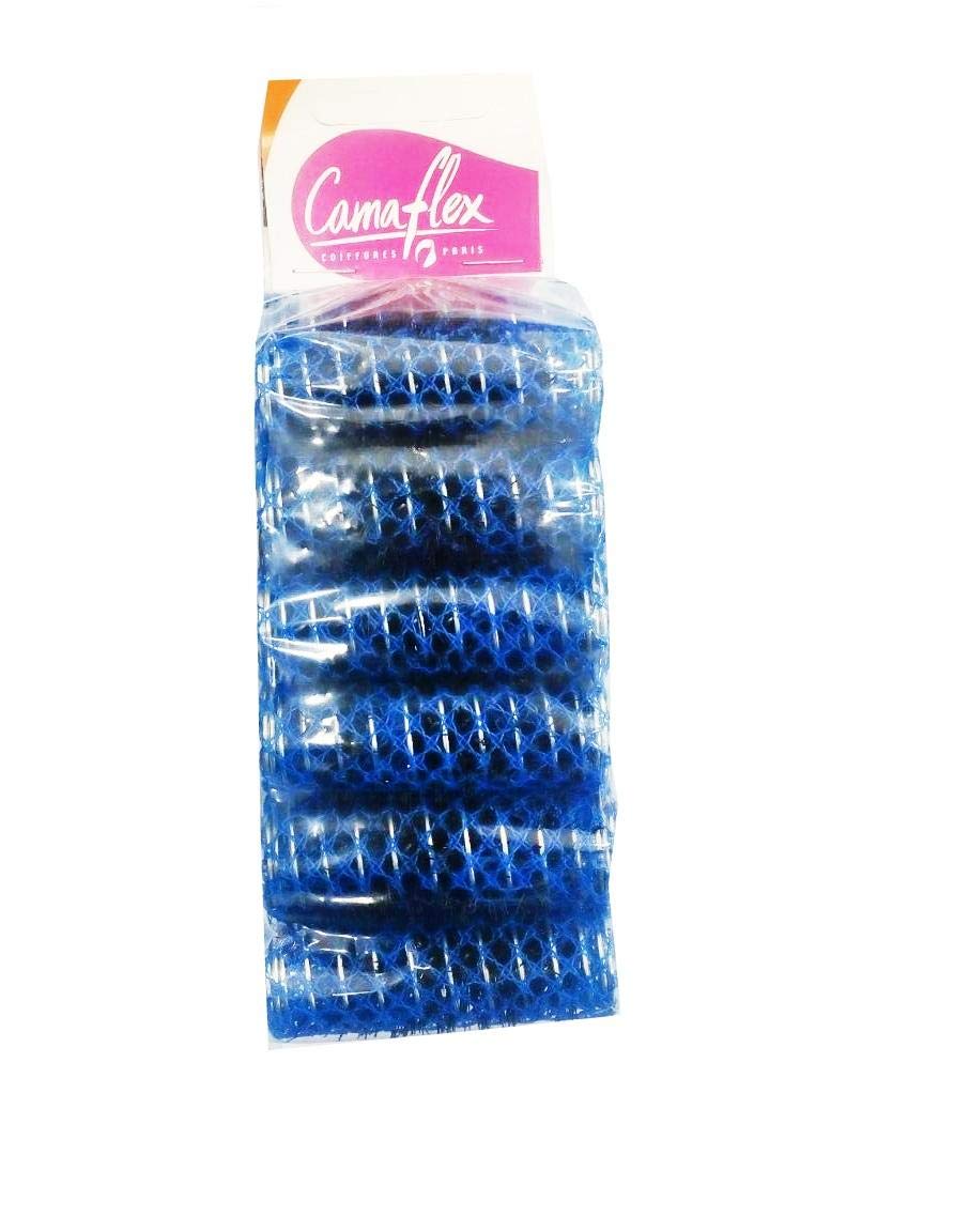 Camaflex Hair rollers/Hair curler blue -12 pc