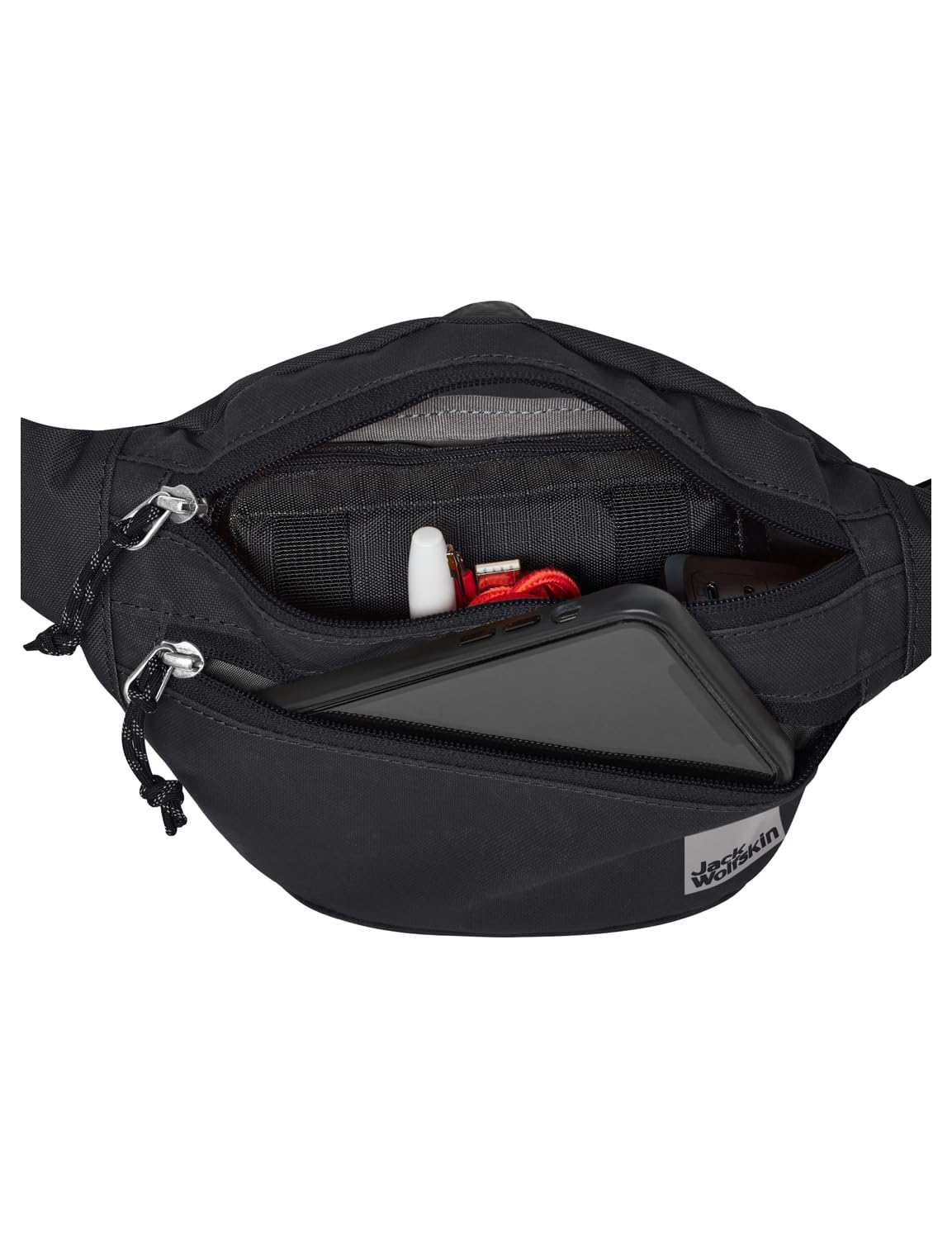 Jack Wolfskin Konya HIPBAG torba podróżna, czarny, Einheitsgröße, Nie dotyczy