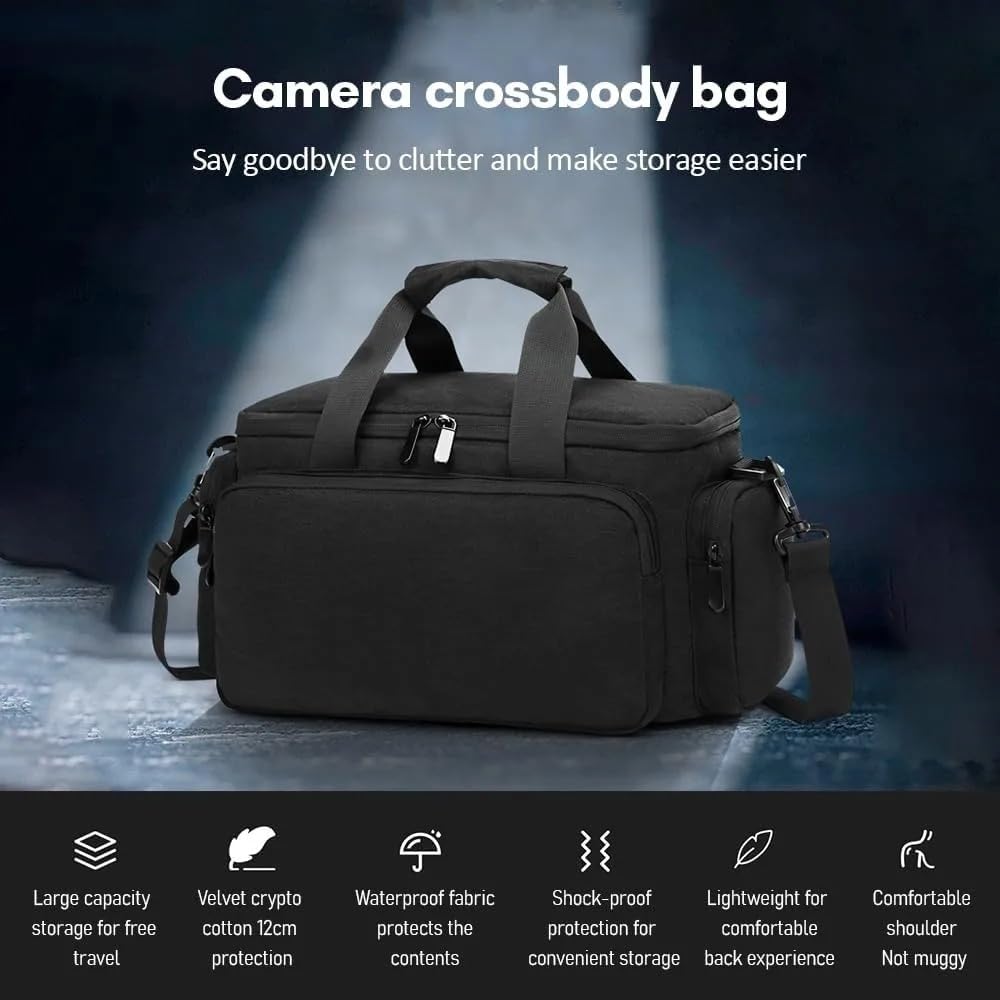 Borsa Reflex Borsa for fotocamera digitale da viaggio for a tracolla for impermeabile e antiurto