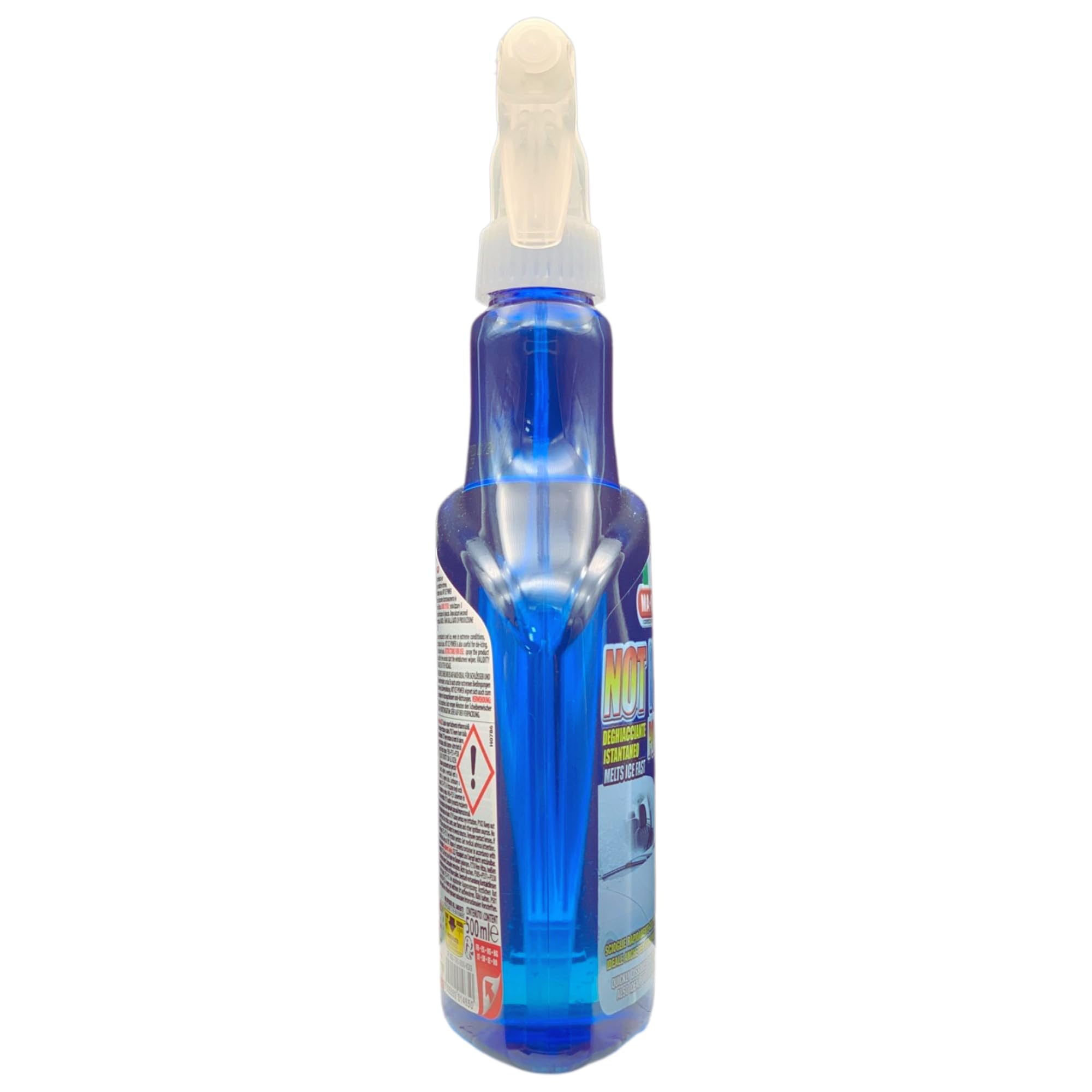 SET PER AUTO: Deghiacciante Spray Istantaneo NOT ICE POWER, Scioglie Rapidamente Gelo, Neve e Ghiaccio. Ideale Anche Per Serrature e Guarnizioni 500ml + Raschietto a Guanto (4xSpray+Raschietto)