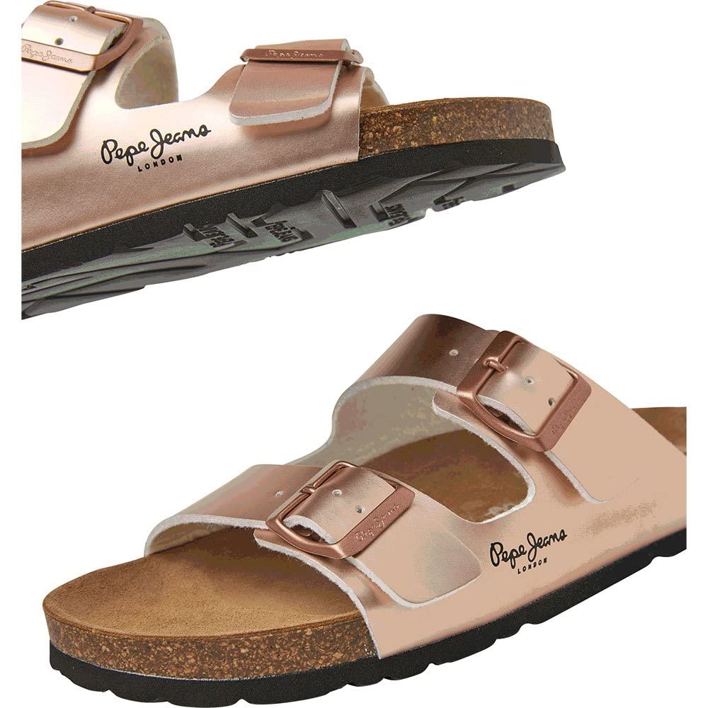 Pepe Jeans Sandalias Oban Claic Dorado