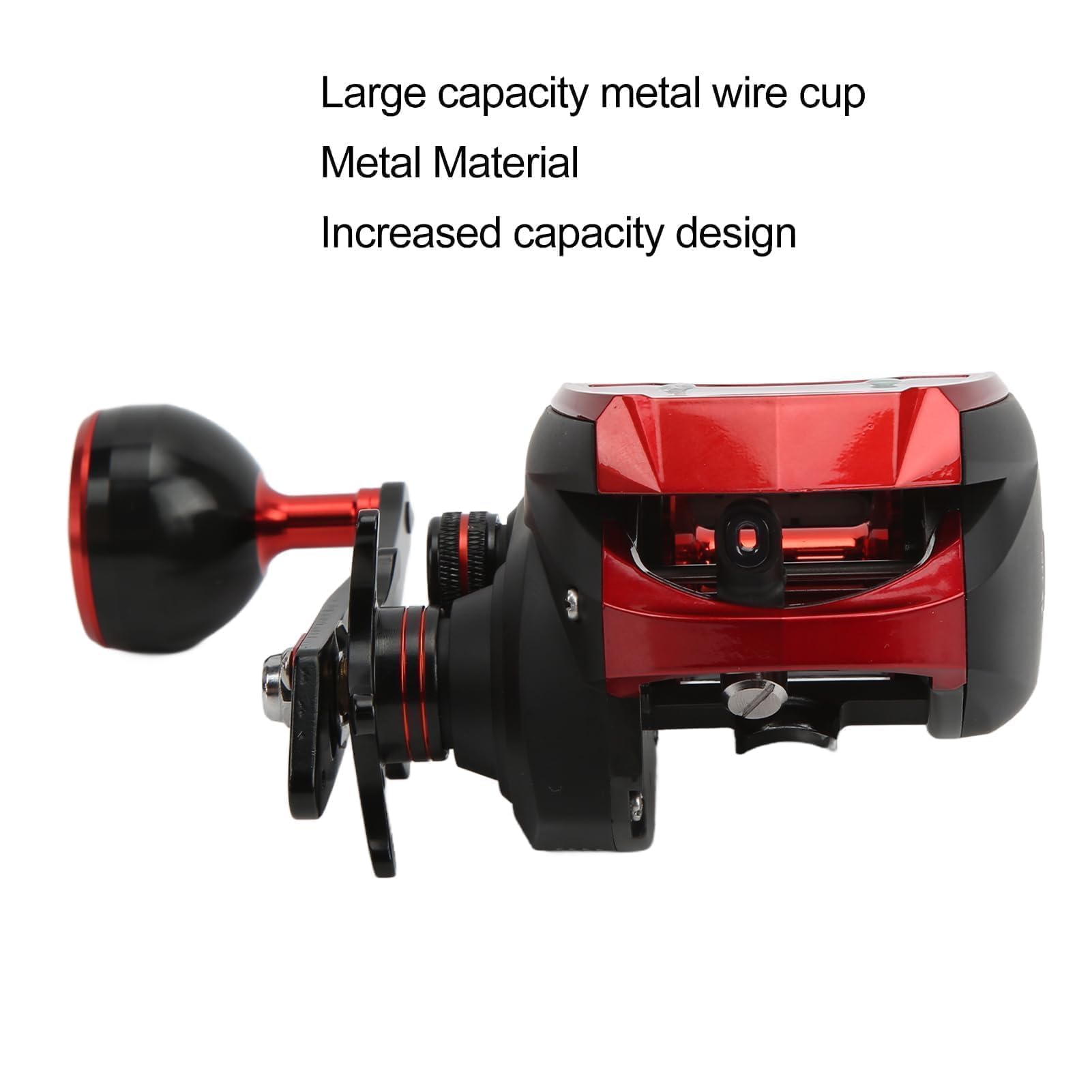 Carrete de Baitcasting de Pantalla Digital, Carrete de Baitcasting de Pantalla Digital LCD 18 1BB 6,4: 1 Carrete de Pesca de Conteo Eléctrico Máximo de 18kg