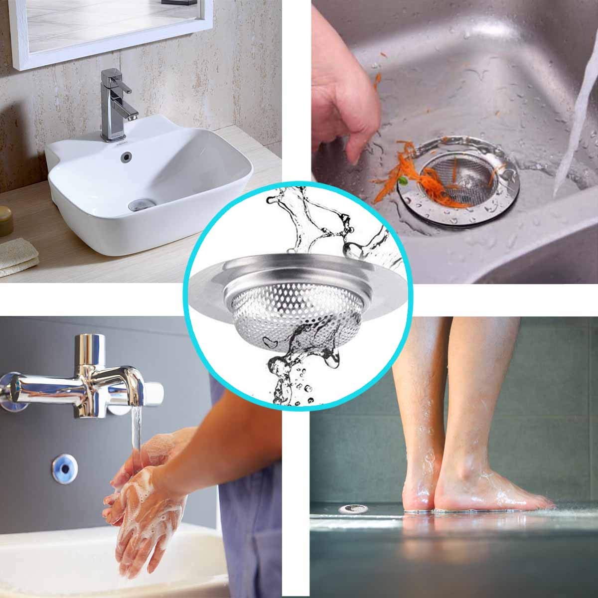 RPC Filtre évier Cuisine En Acier Inoxydable Perforée Et évier