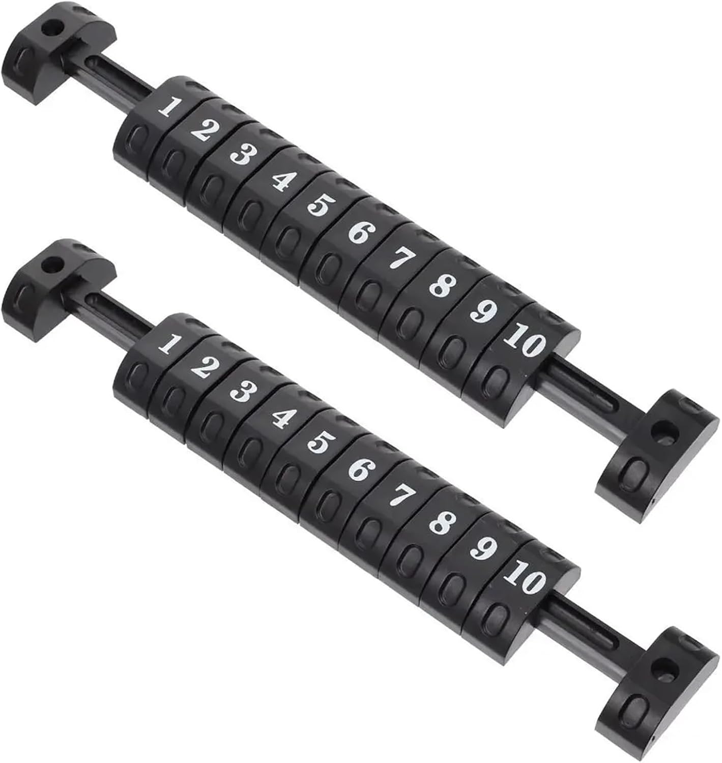 Foosball Score Counter 10 Pcs Universal Foosball Counter Lightweight Scoring Right Units Table Soccer Durable ABS Scoreboard Score Keepers