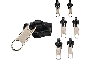 6Pcs Black Universal Fixnzip Instant Zipper Replacement Kit