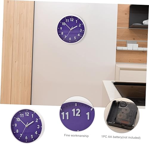 Miniatura 8 de Cabilock Reloj de pared Reloj moderno Reloj digital de Pared Farmhouse Reloj de baño Reloj de pared Mute Reloj de arte de pared numerado antiguo