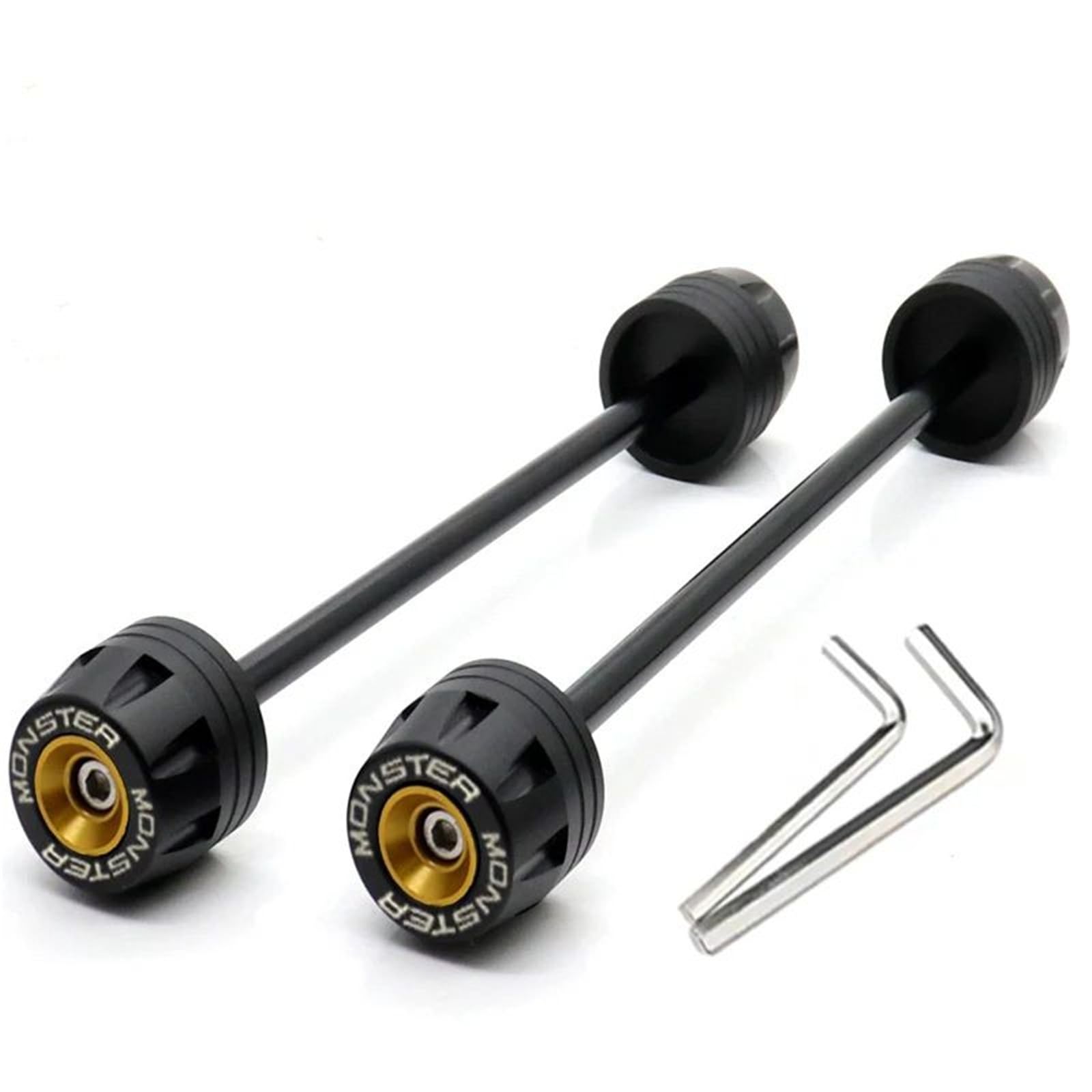 Widelec Tylnej Osi Przedniej Crash Slider Pasuje Do DUCATI MONSTER 950 937 2022 Ochraniacz Koła Motocykla MONSTER950 MONSTER937 2021 Część(Gold)