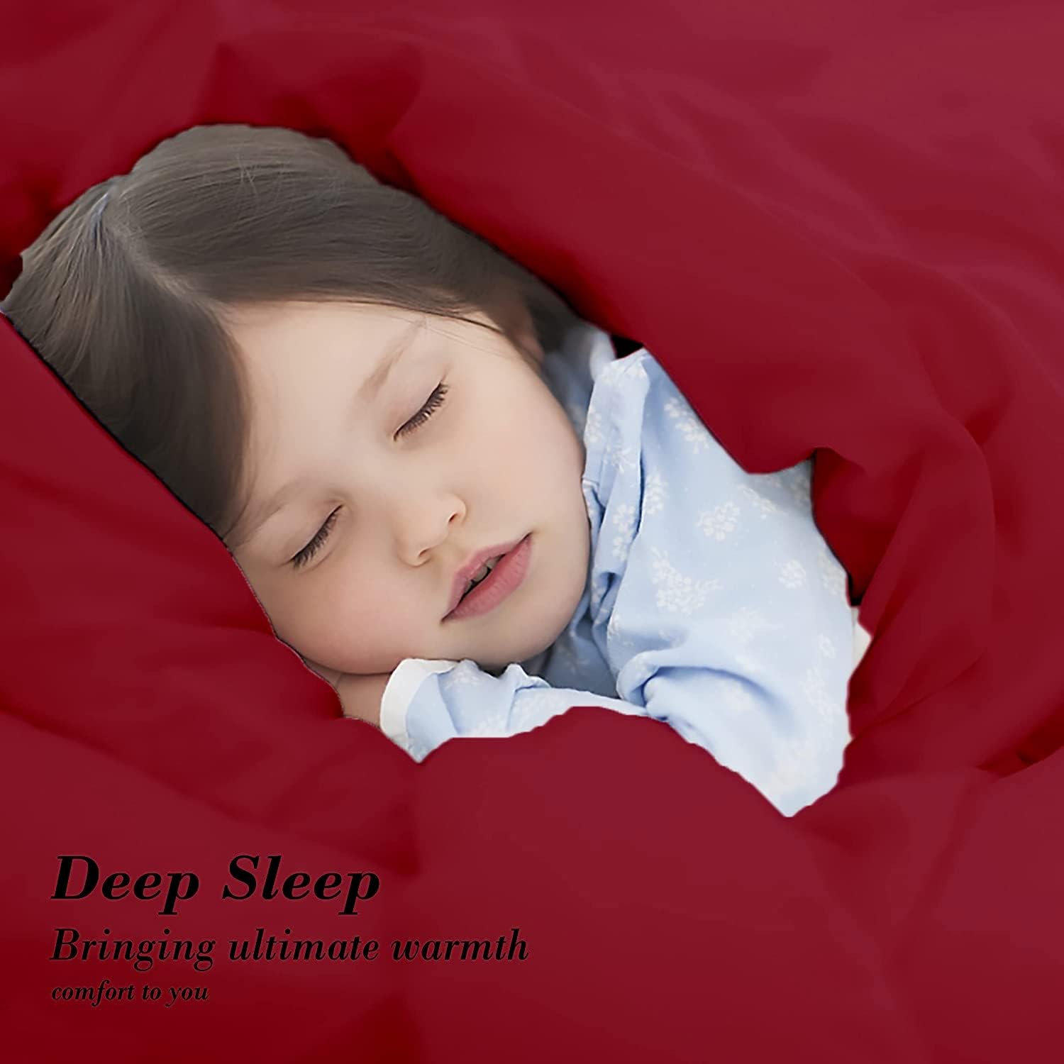 Burgundy Comforter Duvet Insert 3PC Down Alternative Bedding Comforter Set All Season Quilted Duvet Insert with 8 Corner Tabs Ultra Soft Breathable (Size_California King (102" x 96")