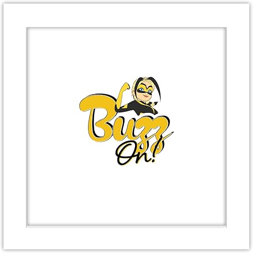 Trends International Gallery Pops Miraculous Tales of Ladybug & Cat Noir - Póster de pared de Queen Bee Buzz On Wall Art, 12.00 x 12.00 pulgadas,