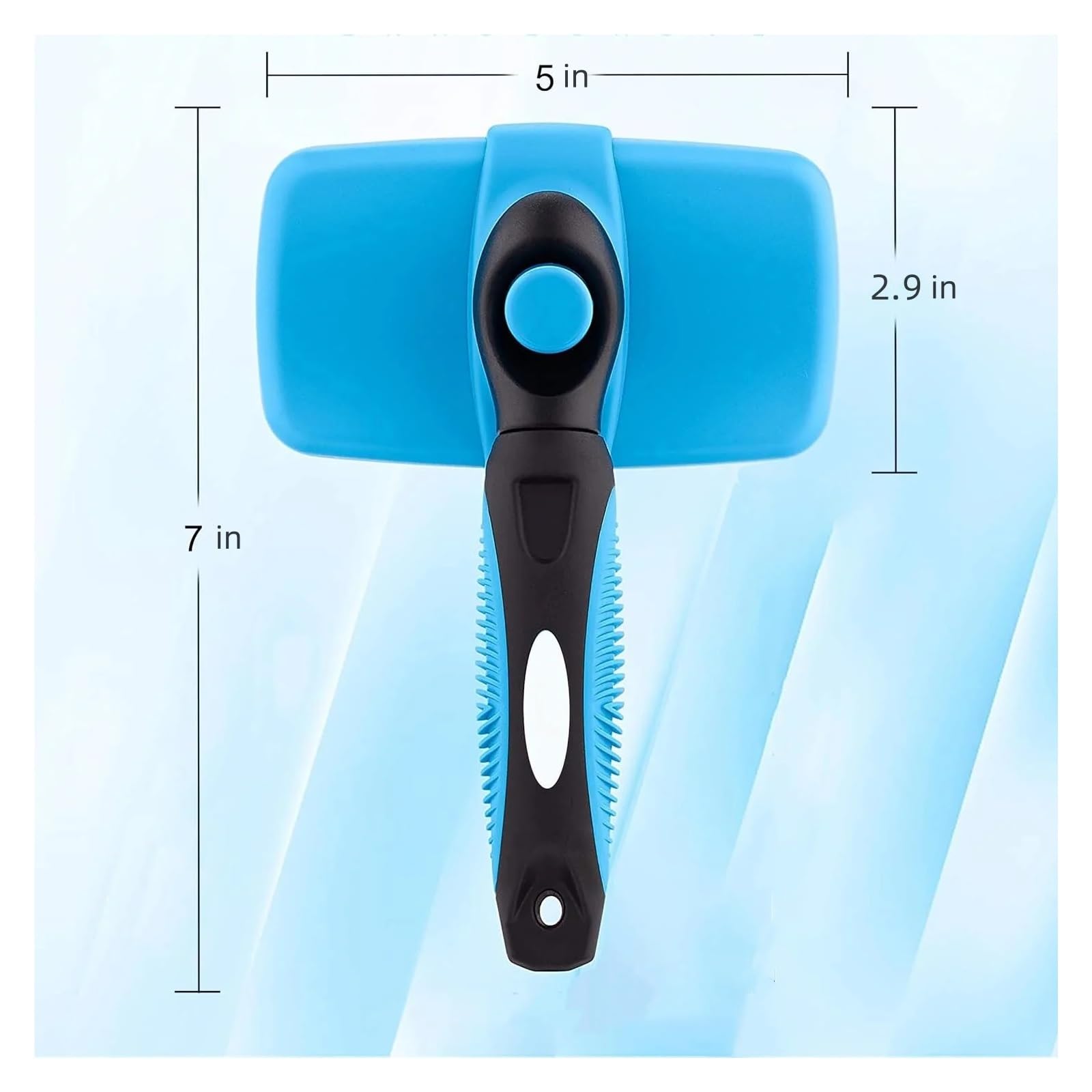 Compatibile con lo strumento for eliminare i peli del pettine spazzola for capelli di gatto toelettatura animali domestici(Blue)