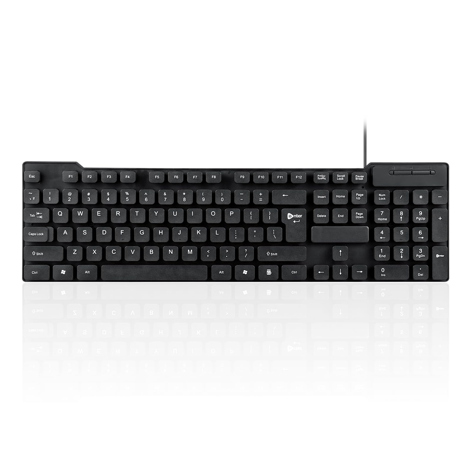 Enter The TypeEasy USB Keyboard, with an 8 Million keystroke lifespan, a Slim Design, Comfortable and Quiet Operation, and a 1.3 Meter Textured Black Cable. (B0CVQGJS48) Amazon Price History, Amazon Price Tracker