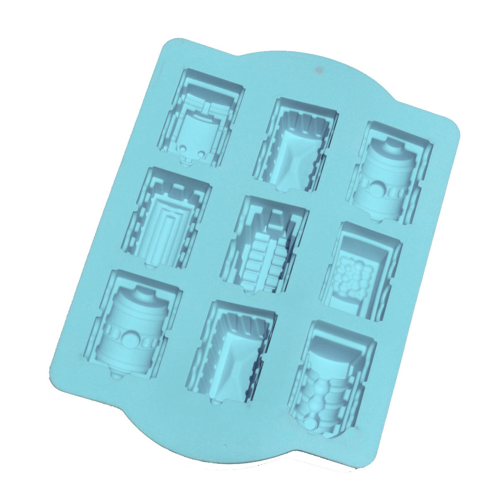 Xinsheinelry Train Silicones Molds for Fondant Cake Decorating Resins Silicones Nonstick Soap Baking Tool for Baking