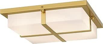 Armstrong Integrated LED Brushed Gold Flush Mount