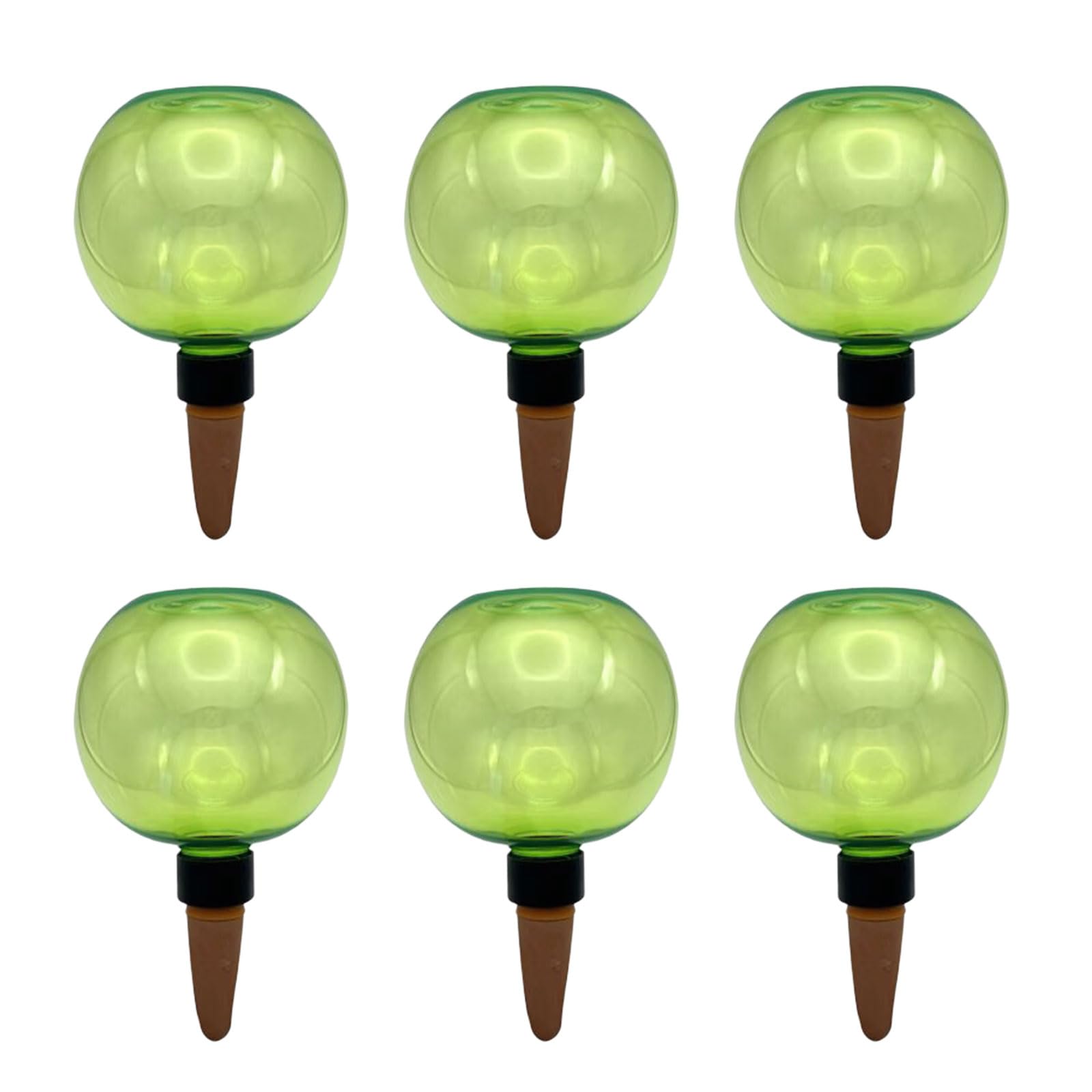 LUCKGONI 6Pcs Plant Watering Globes Automatic Watering Globes Planter Insert for Indoor Outdoor Drip Irrigation