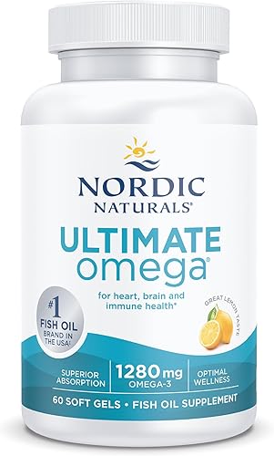 Miniatura 4 de Nordic Naturals Omega Ultimate en gelatina de pescado sabor a limón 60 geles blandos 1280 mg de Omega-3 suplemento de aceite de pescado de alta