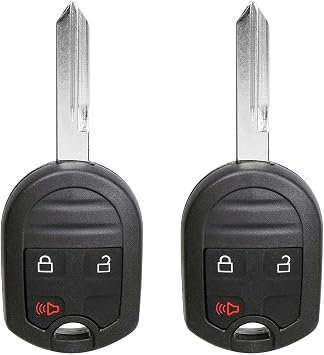 Replacement Key Fob 3 Buttons for 2007-2020 Ford Explorer Flex F-150 F-250 F-350 F-450 F-550 F-650 F-750 Fusion Ranger that use FCC CWTWB1U793 2 Pack