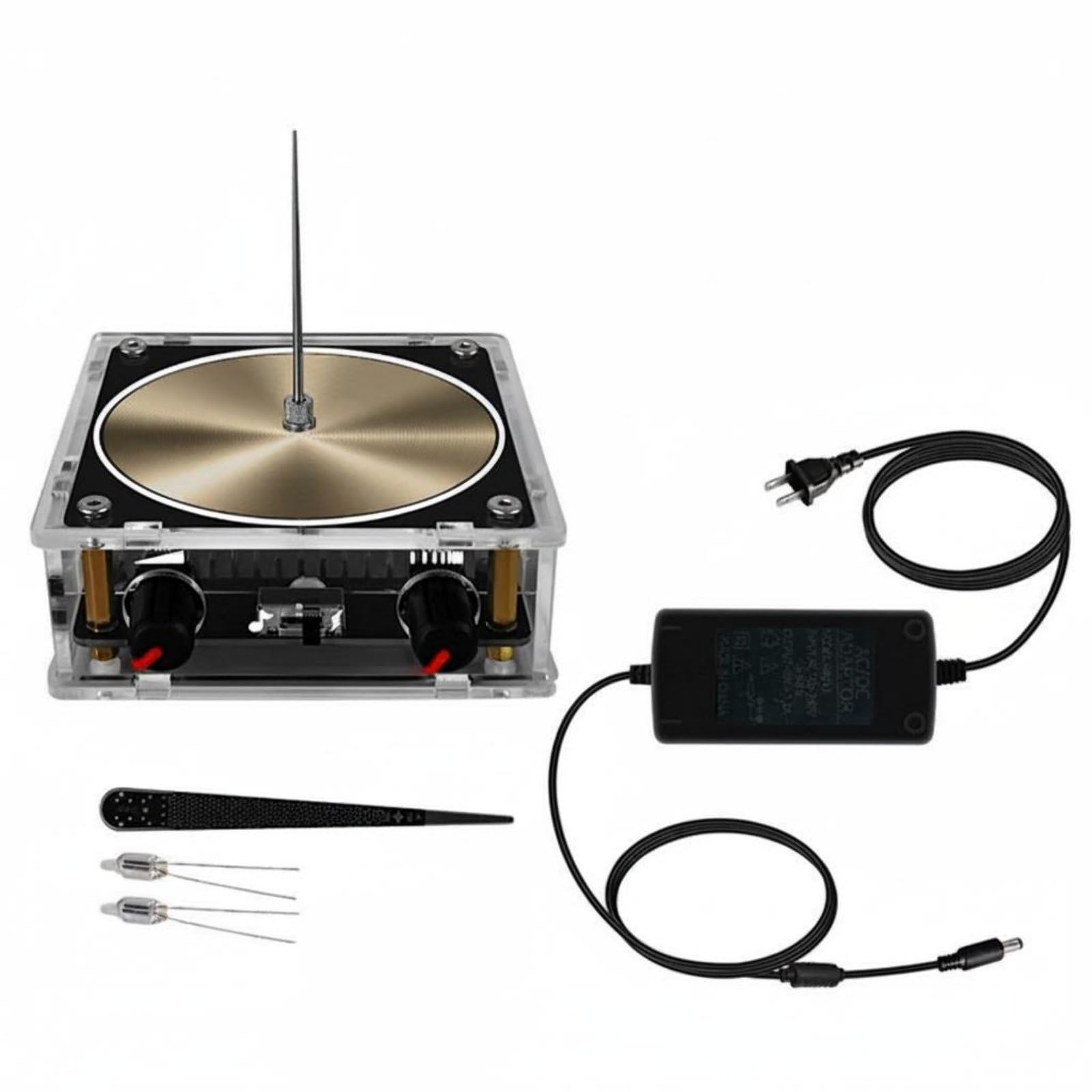 Dispositivo Audio Scientifico Bobina Musicale Elettromagnetica Diffusore a Scarica Elettrica Altoparlante Esperimento Didattico Interattivo con