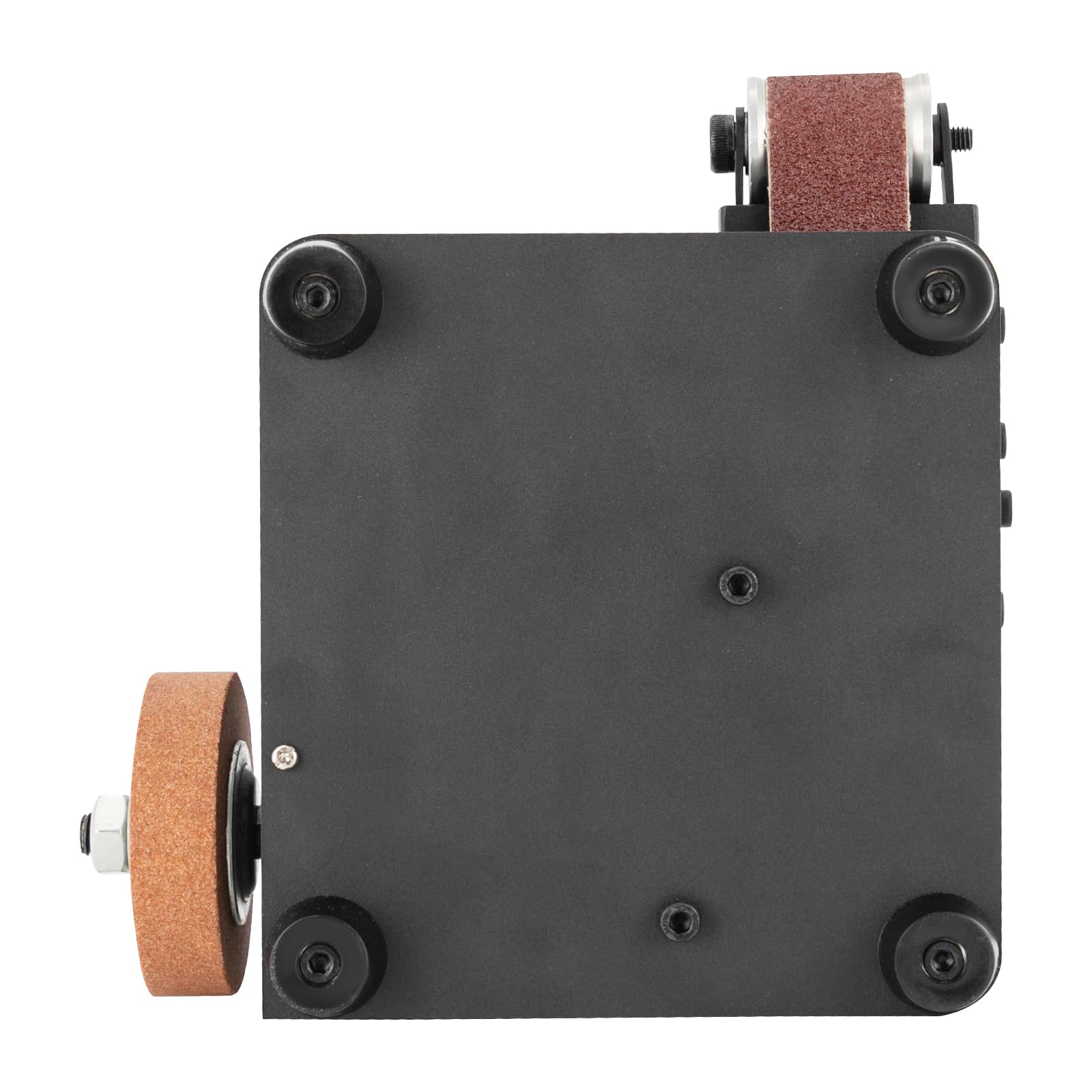 Mini levigatrice a nastro elettrica, 220 V, 350 W, nero, mini levigatrice a nastro, 0-8500 giri/min, per metallo e legno