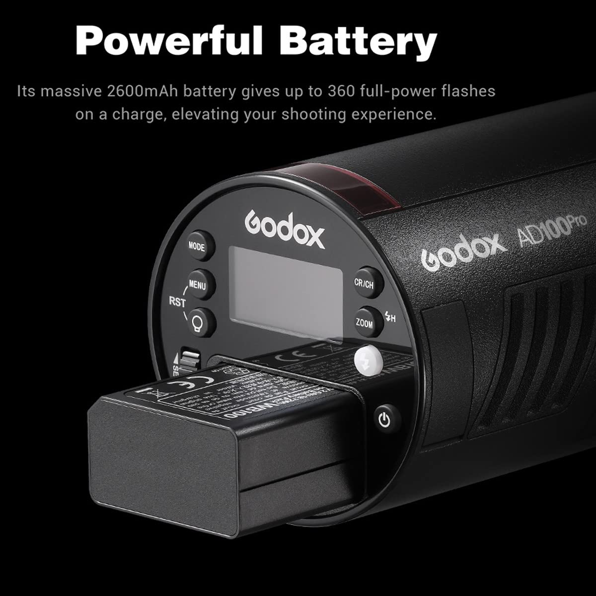 Amazon.com : Godox AD100 Pro AD100Pro Pocket Flash for Canon Sony