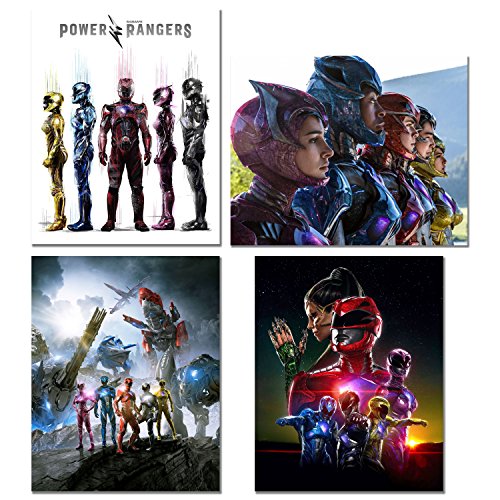 Power Rangers Movie Prints - Set of 4 (8 inches x 10 inches) Poster Photos