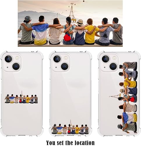 Miniatura 9 de Funda transparente personalizada para iPhone de Apple, 15, 14, Pro Max, 13, Mini, 12, 11 Plus, transparente, transparente, foto, texto, para IP XR X