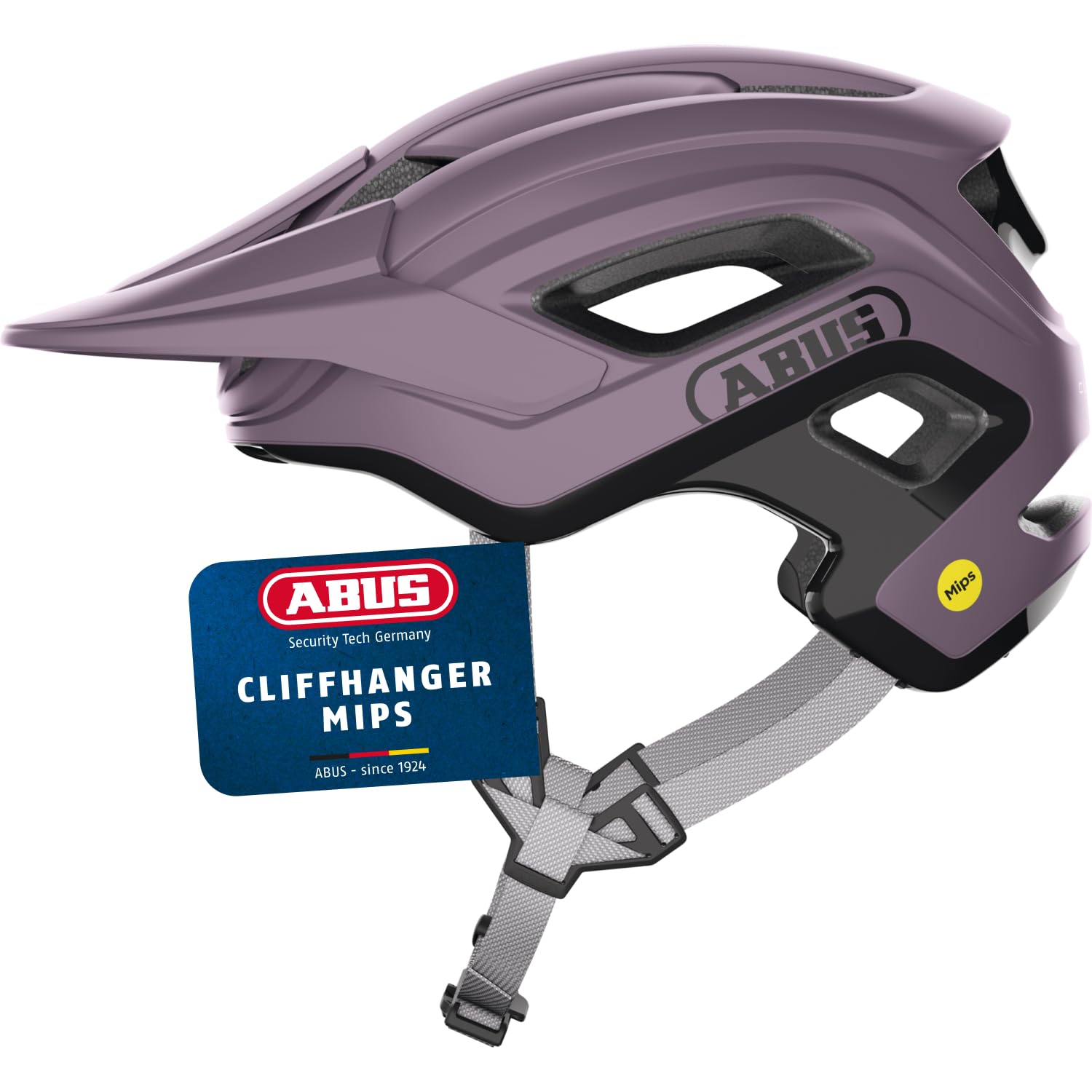 ABUS Cliffhanger MIPS Casco MTB de Bicicleta, Ash Purple, M