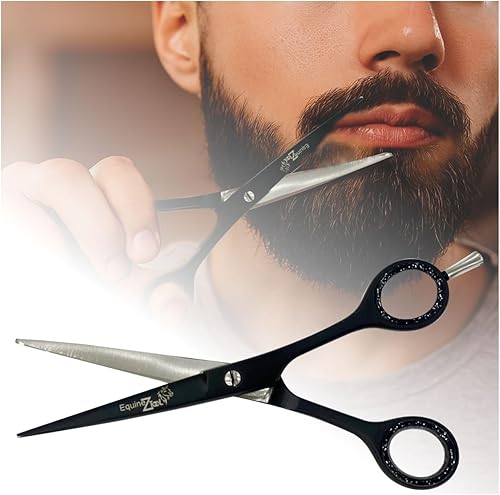 Miniatura 5 de Tijeras profesionales de peluquería de 6.5 pulgadas, tijeras de salón de acero inoxidable para peluqueros y estilistas, cuchillas afiladas con mango