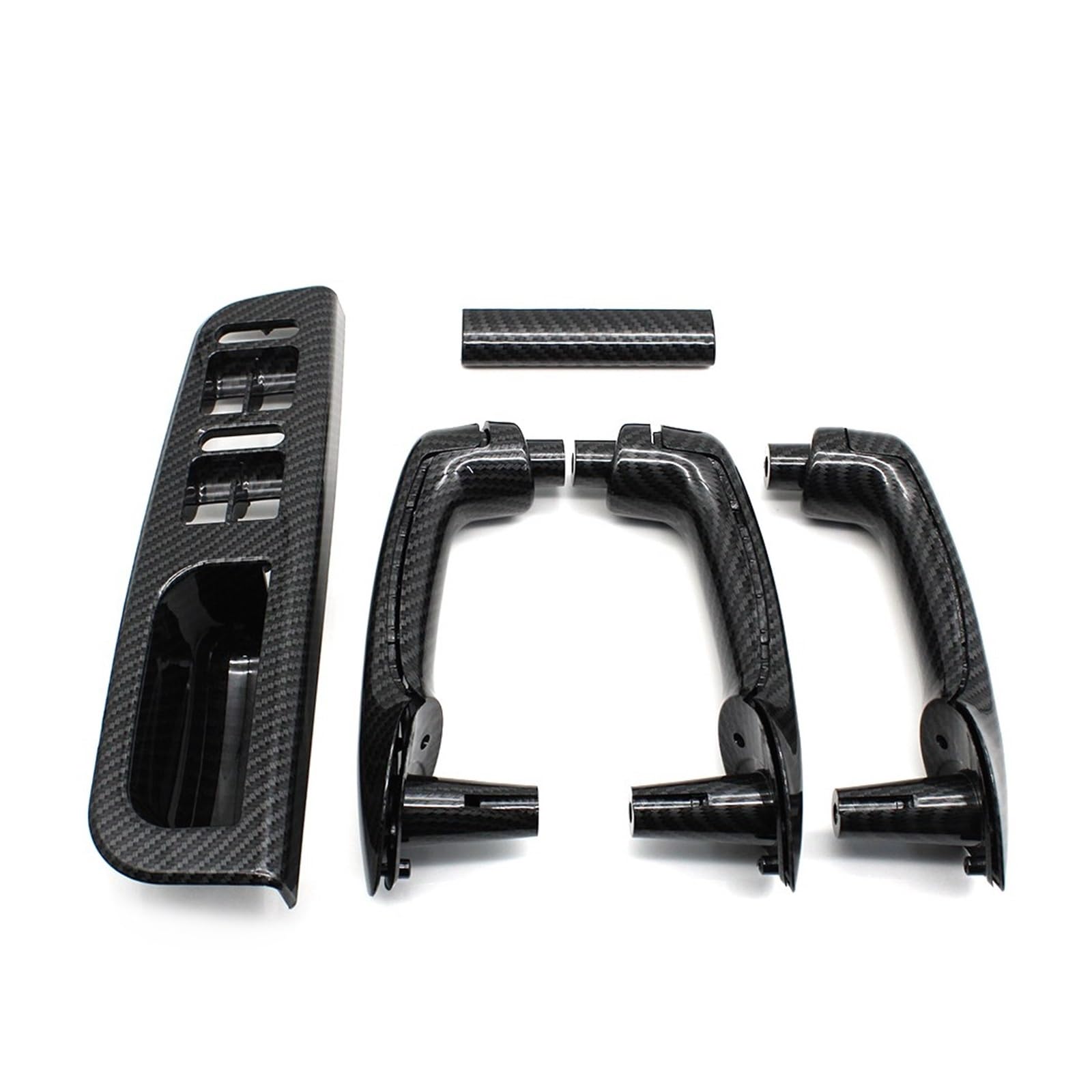 Nqkcuac Door Pull Handle for VW for Bora for Golf 4 MK4 for Jetta 1999-2004 LHD Black Beige Front Rear Left Right Door Pull Grab Handle Set