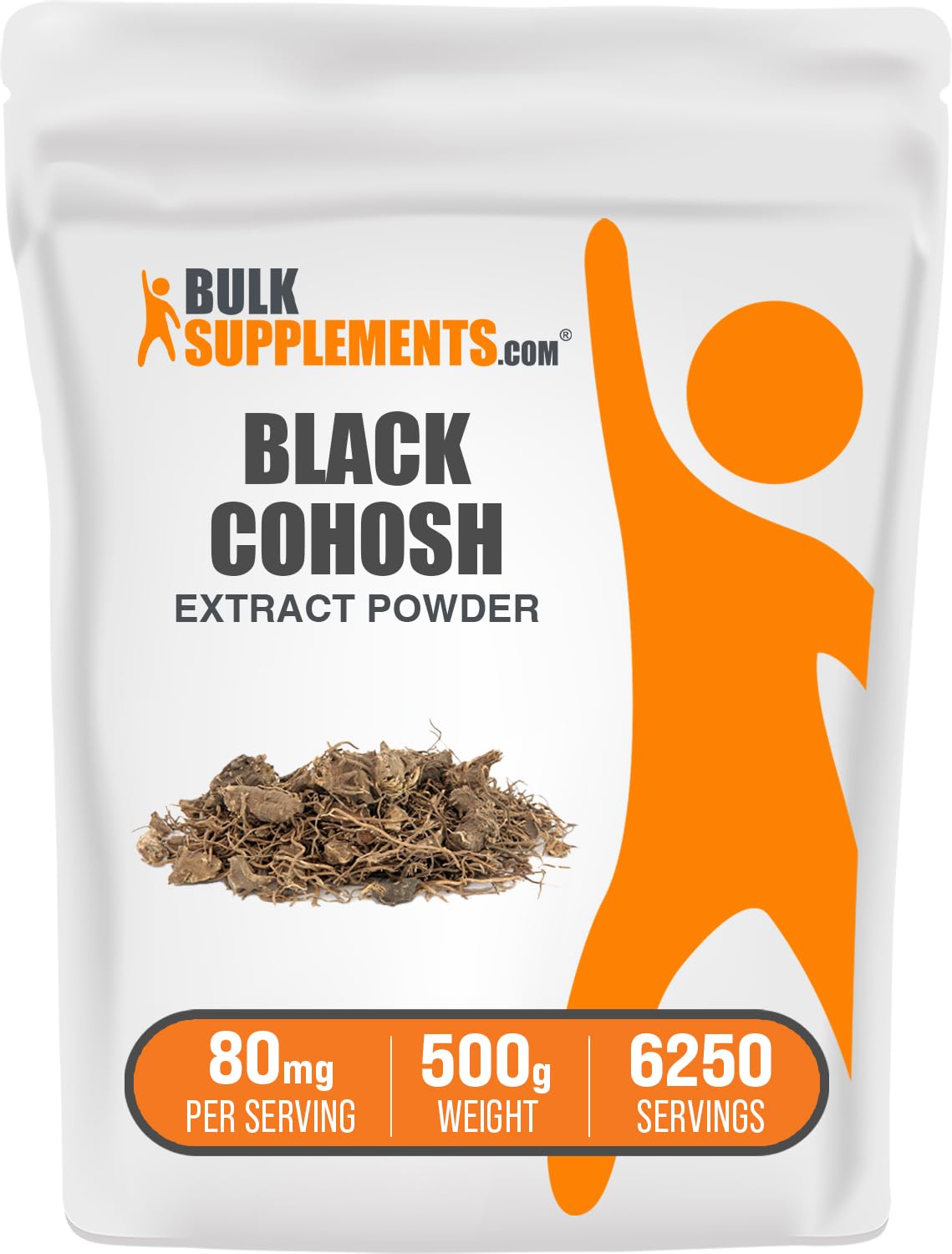 BulkSupplements.com Black Cohosh Extract Powder - from Black Cohosh Root, Herbal Supplement - Vegan & Gluten Free, 80mg per Serving, 250g (8.8 oz) (Pack of 1) — Amazon image 6