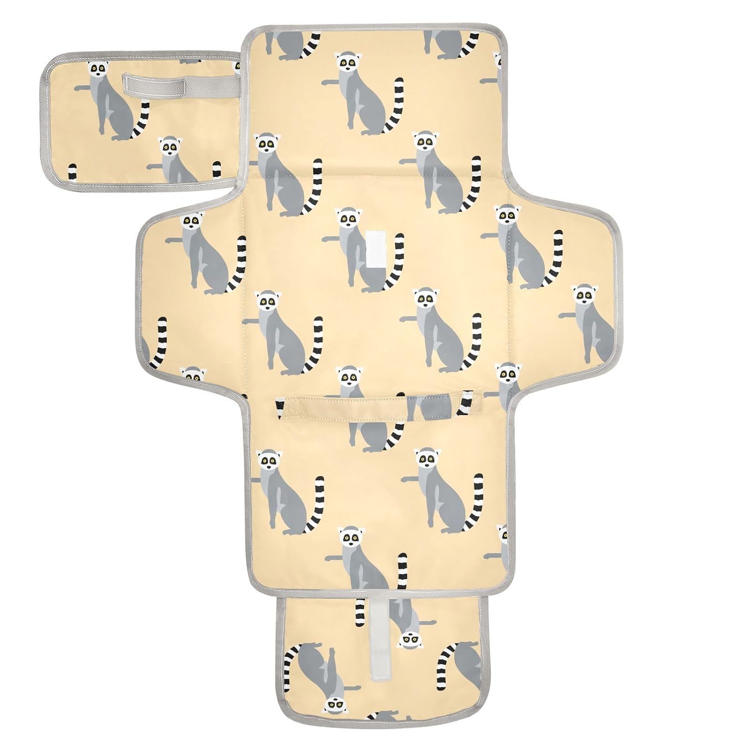 Lemur Yellow Portable Diaper Changing Pad