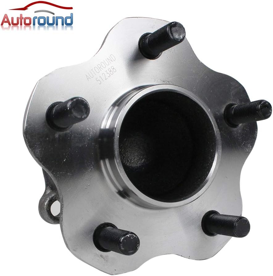 Autoround 512388 Rear Wheel Bearing and Hub Assembly fit for Nissan Altima 07-18, Maxima 09-19, Pathfinder 13-20, Murano 15-23, Infiniti QX60 14-20, JX35 2013, Mitsubishi RVR 2011, 5 Lug w/ABS