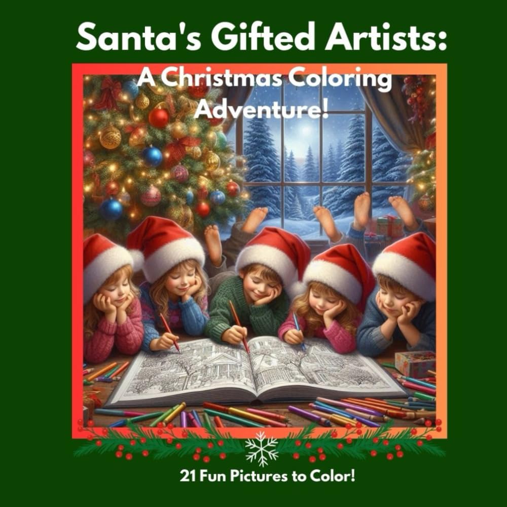 Santa's Gifted Artists: A Colorful Christmas Adventure!
