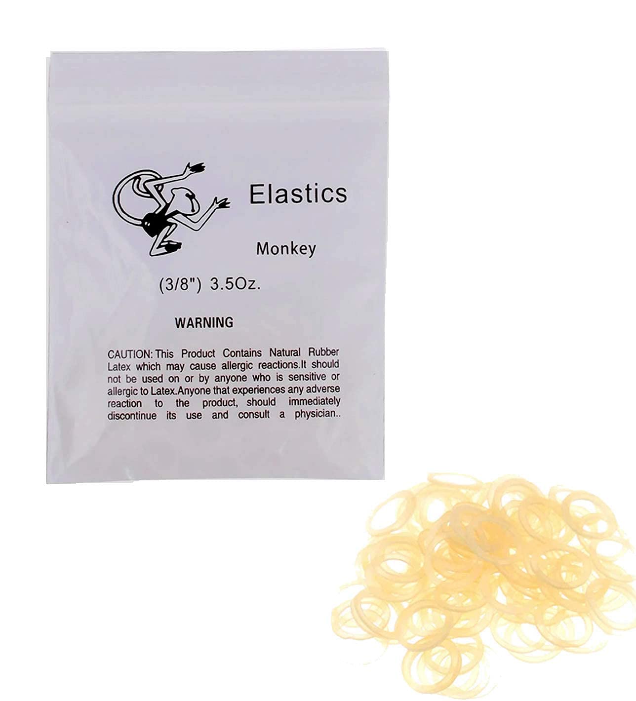 SUPERCART Orthodontic Intraoral Latex Elastics | Braces Rubber Bands & Dental Floss Tool | Bands for Teeth Gap Closure & Bite Correction (Pack of 100)