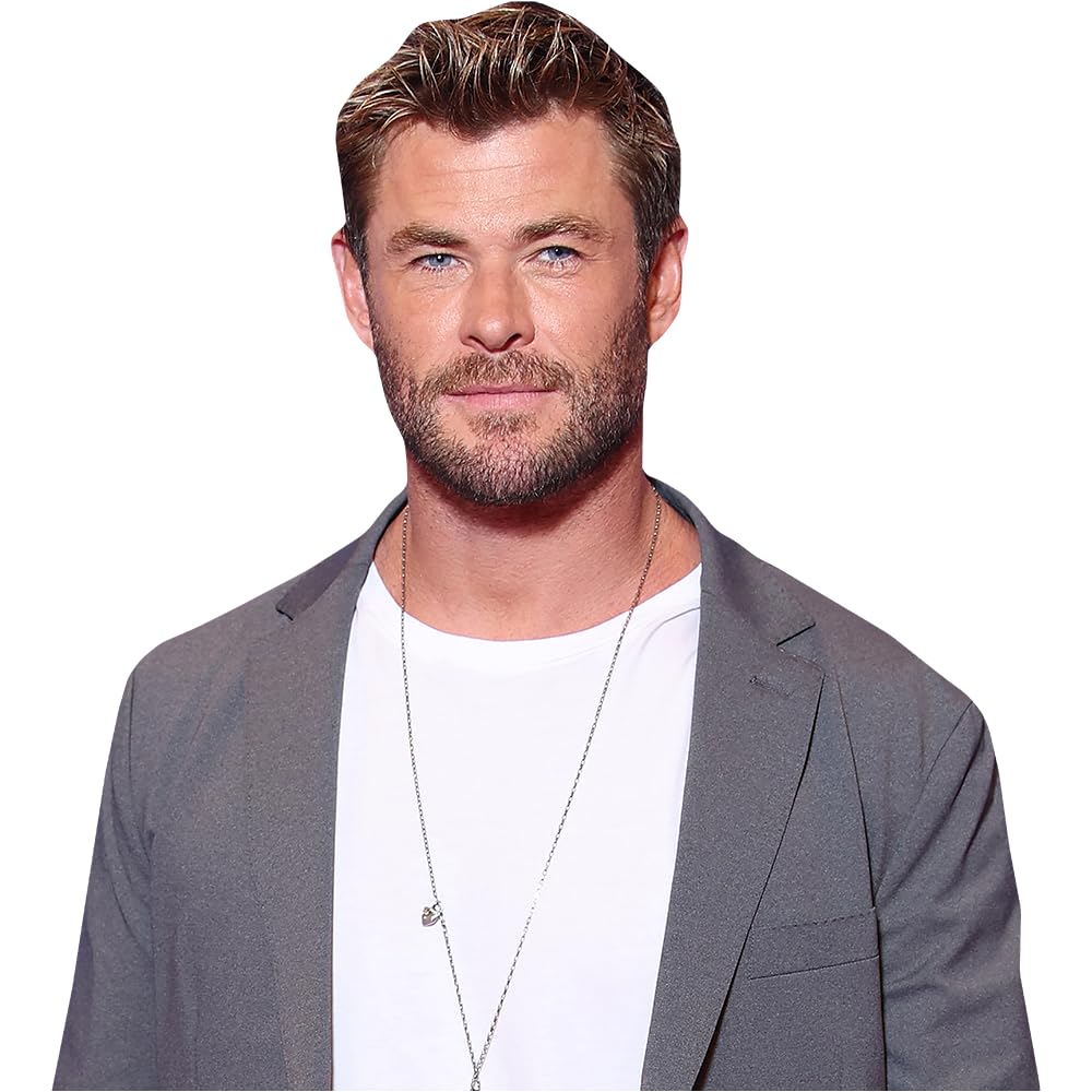Chris Hemsworth (Grey Suit) Half Body Buddy Cutout