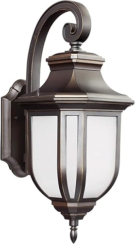 Sea Gull Lighting Generation 8736301-71 - Farol de pared transitorio para exteriores de Seagull-Childress Collection con acabado oscuro, grande,