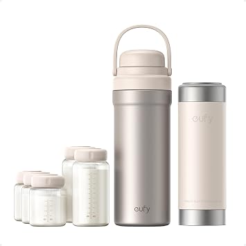 eufy Portable Milk Cooler E10, 20 oz, Stainless Steel, BPA-Free