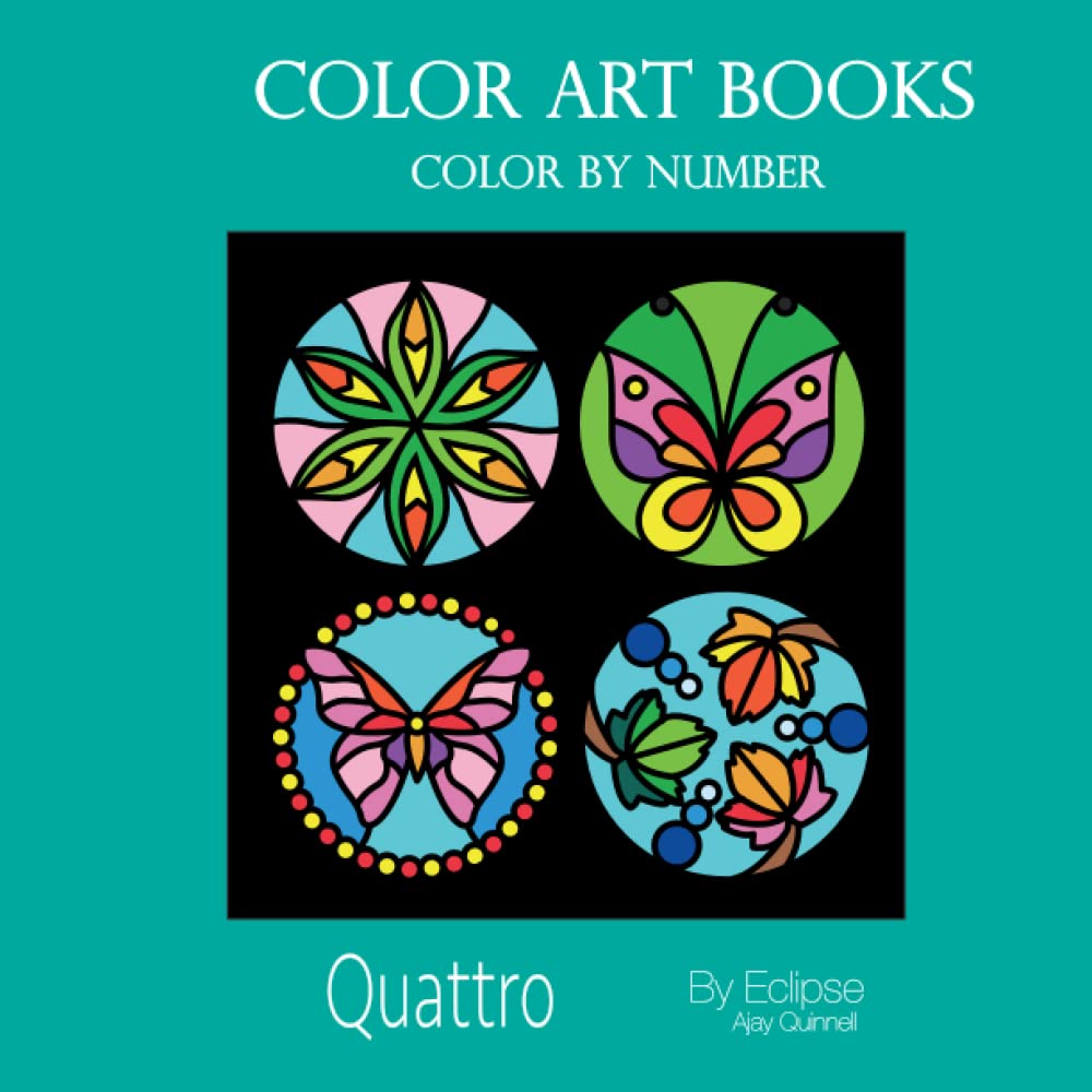 Quattro - Color By Number book : Superior paper edition