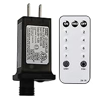 Vista 1 de Transformador LED de 8 modos de luz LED de 12 V, fuente de alimentación de clase 2, transformador de bajo voltaje, adaptador de enchufe de EE. UU.