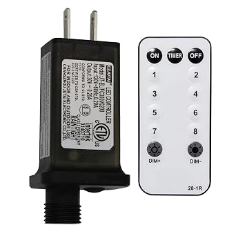 8 Mode Light LED Transformer 30V LED Controller Class 2 Power Supply, Low Voltage Transformer US Plug Adapter Replacement for String Light, Not Compatible with Christmas Trees