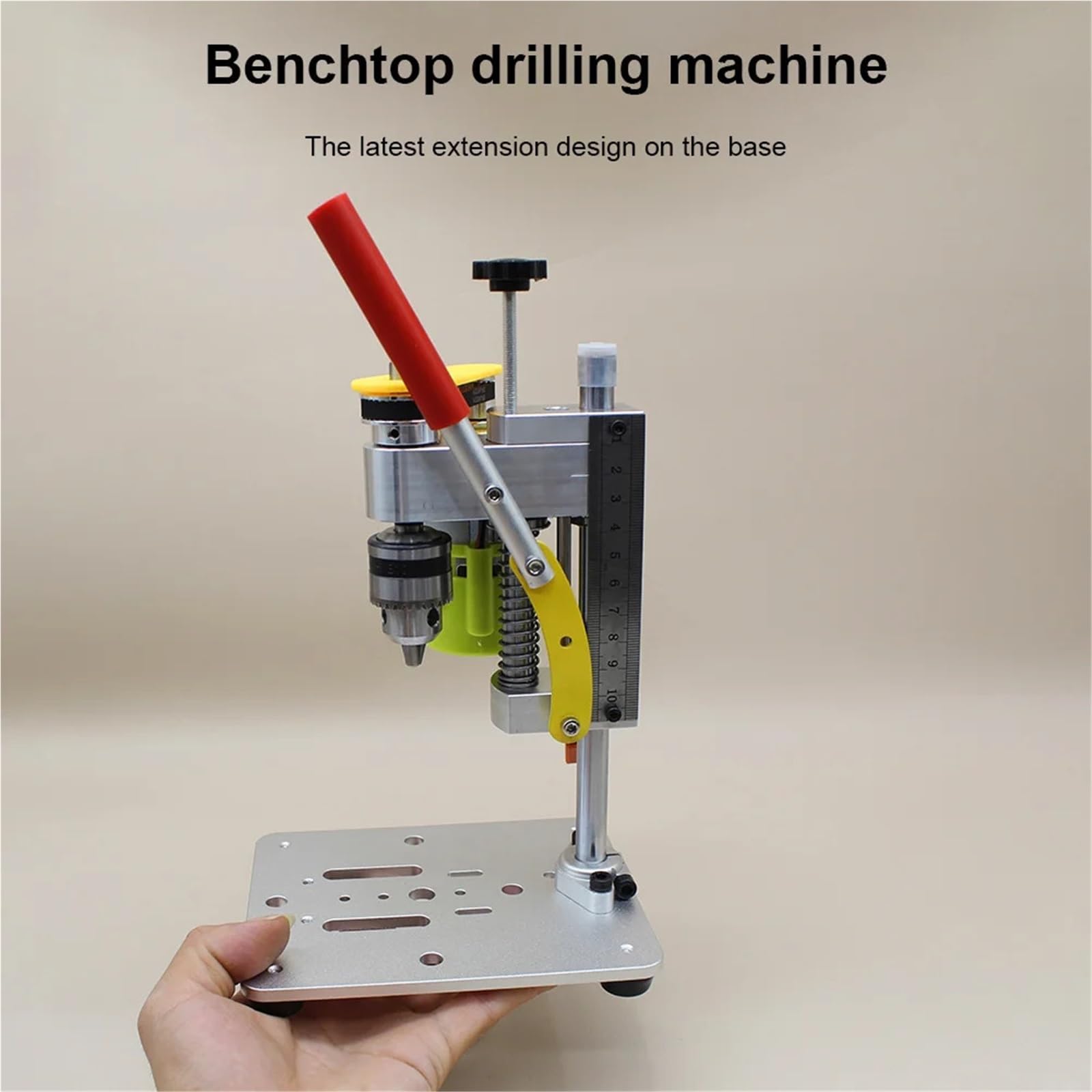 Trapano da tavolo di precisione CNC Mini trapano a colonna banco portatile B10 Chuck Fai te Metallo Legno Giada Artigianato Strumento Macchinari da officina