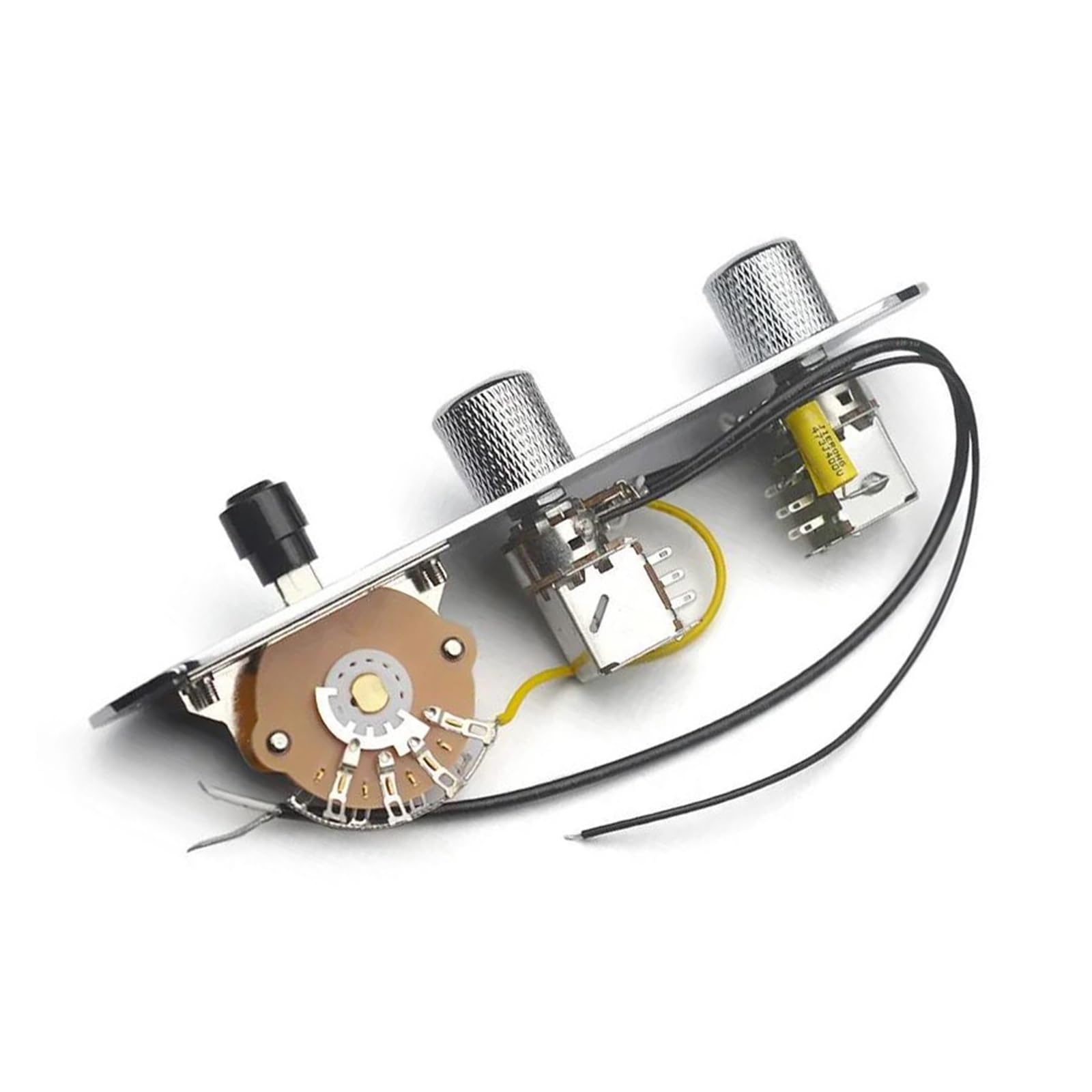 Obwód Humbuckera Gitarowego Push Pull Potencjometr 250 K Wstępnie Zamontowany Panel Sterowania Wiązką Przewodów Uprząż gitarowa