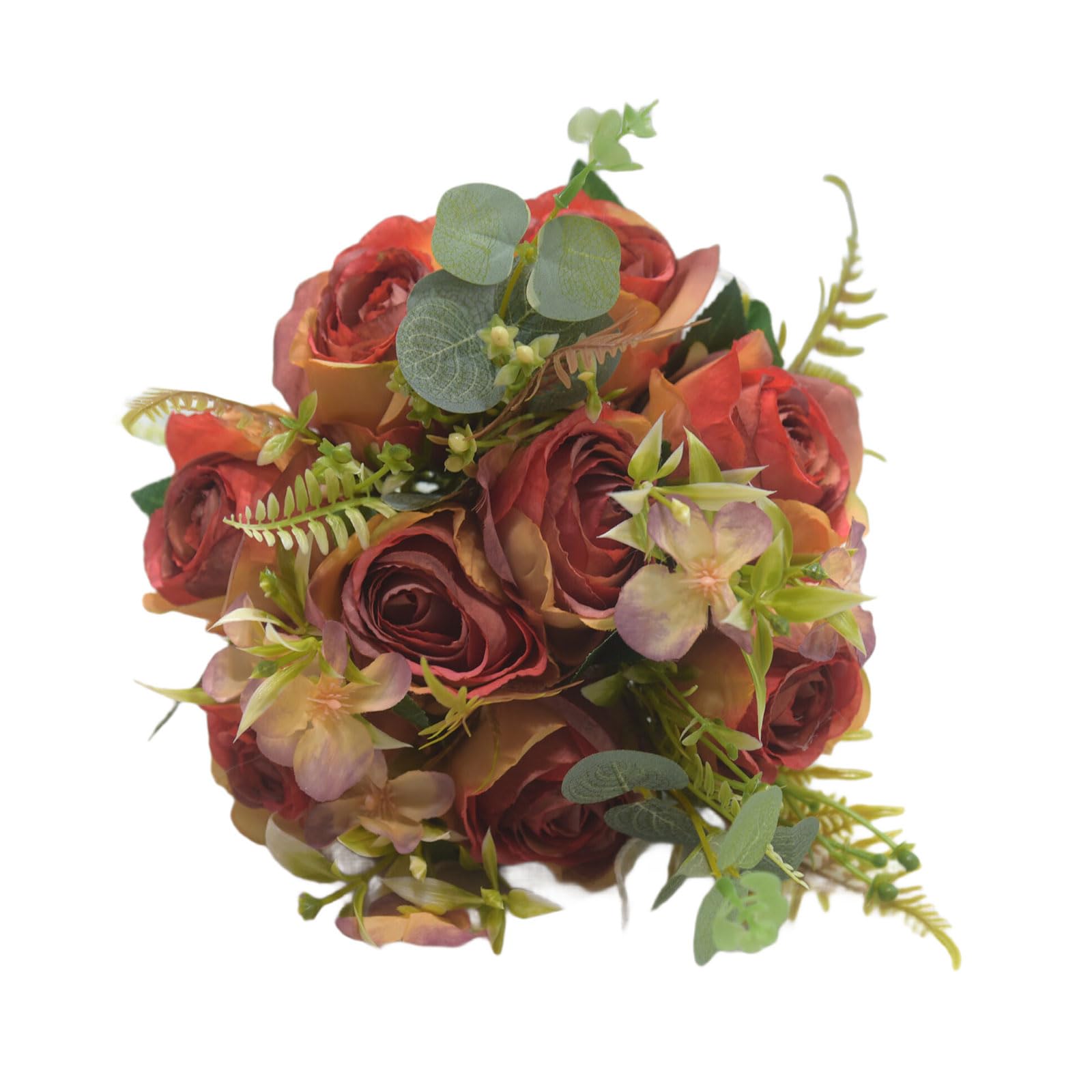Nucelit Bouquets with Ribbon for Bride Bridesmaids Photography Artificial Flower Bridal Bouquets for Wedding Ceremony Bridesmaids