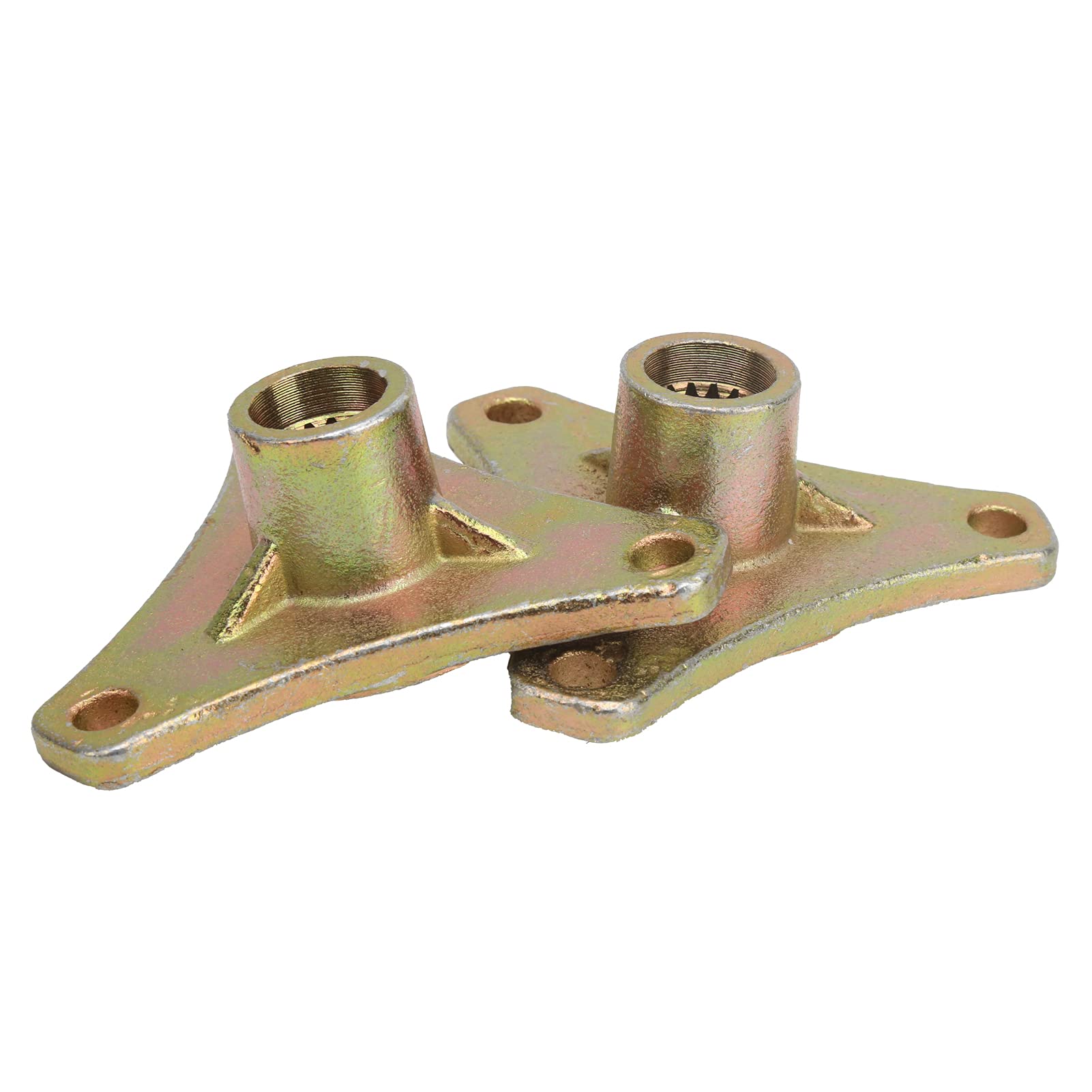 Mozzo Dell'Asse Posteriore Della Ruota Scanalata, Qiilu Mozzi Ruota Perno Posteriore, 2 Pezzi 17T Spline Mozzo Ruota Posteriore Mozzo In Lega D'Acciaio Adatto Per Quad Bike Atv Go Kart 50Cc 110Cc