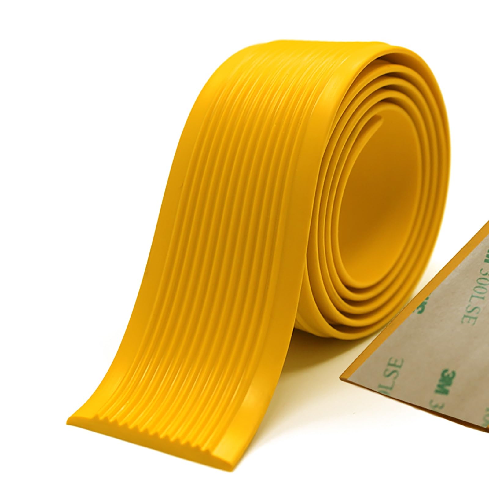 Stair Treads, Anti-Slip Stair Edging Strip, Flexible Rubber Stair Edge Protector, Stair Nosing Guard Strip Transition Strip, Safety Corner Edge Guard Strip, Indoor Outdoor Stair Cladding(Orange,8x100c